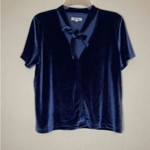 Madewell Velvet Top